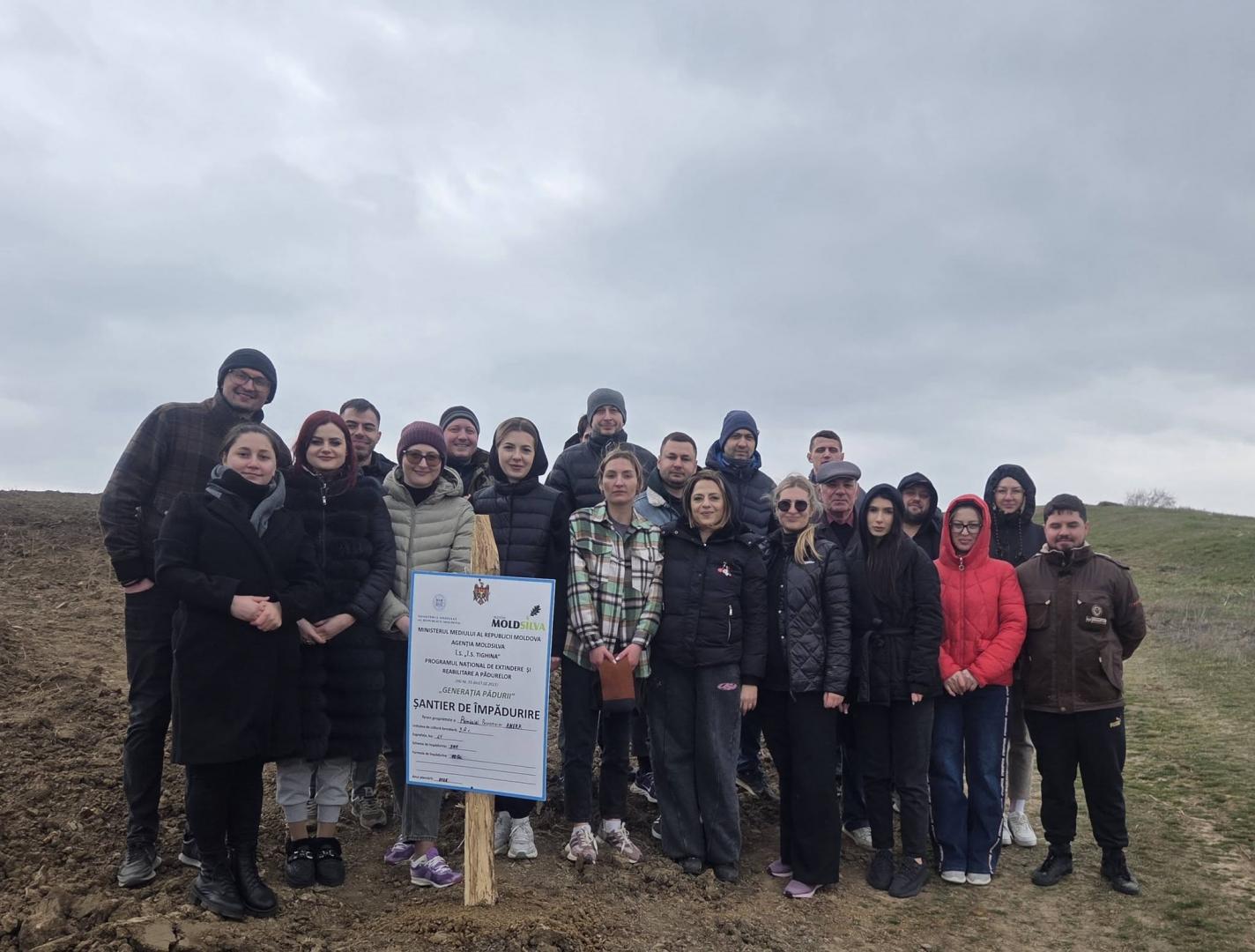 Institutul Național al Justiției participă la înverzirea Moldovei