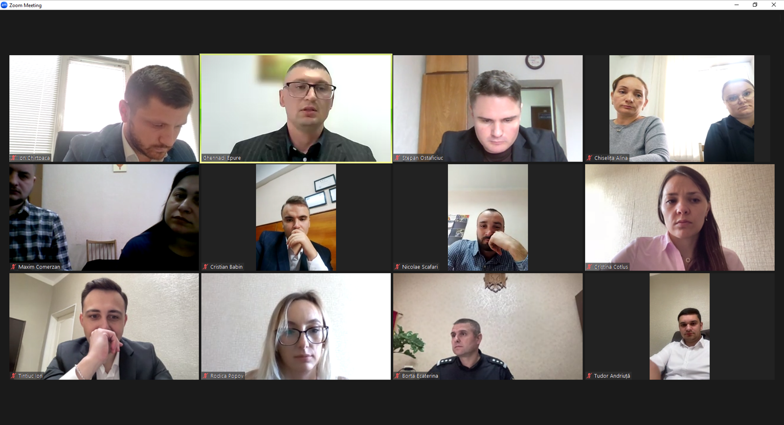 Training session for the leaders of internships