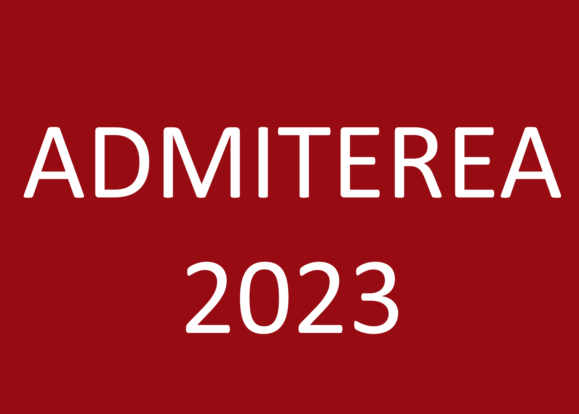 Attention participants in the 2023 admissions competition!