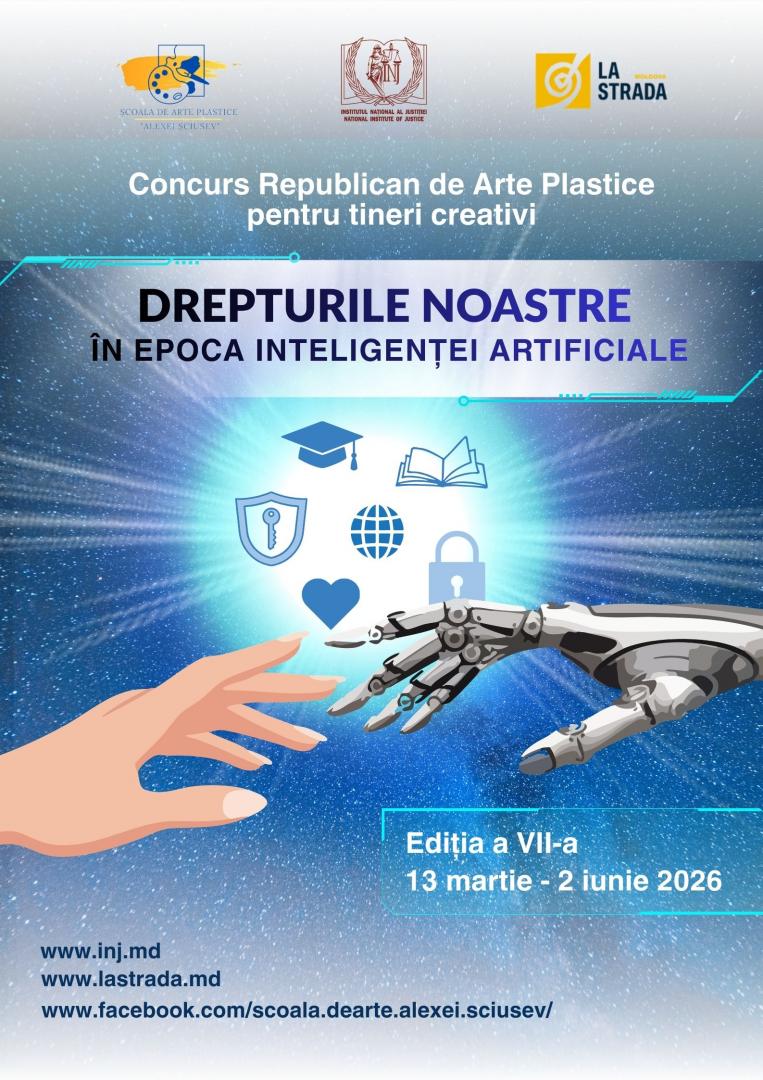 „Drepturile noastre în epoca inteligenței artificiale”: concurs republican de arte plastice la ediția a VII-a