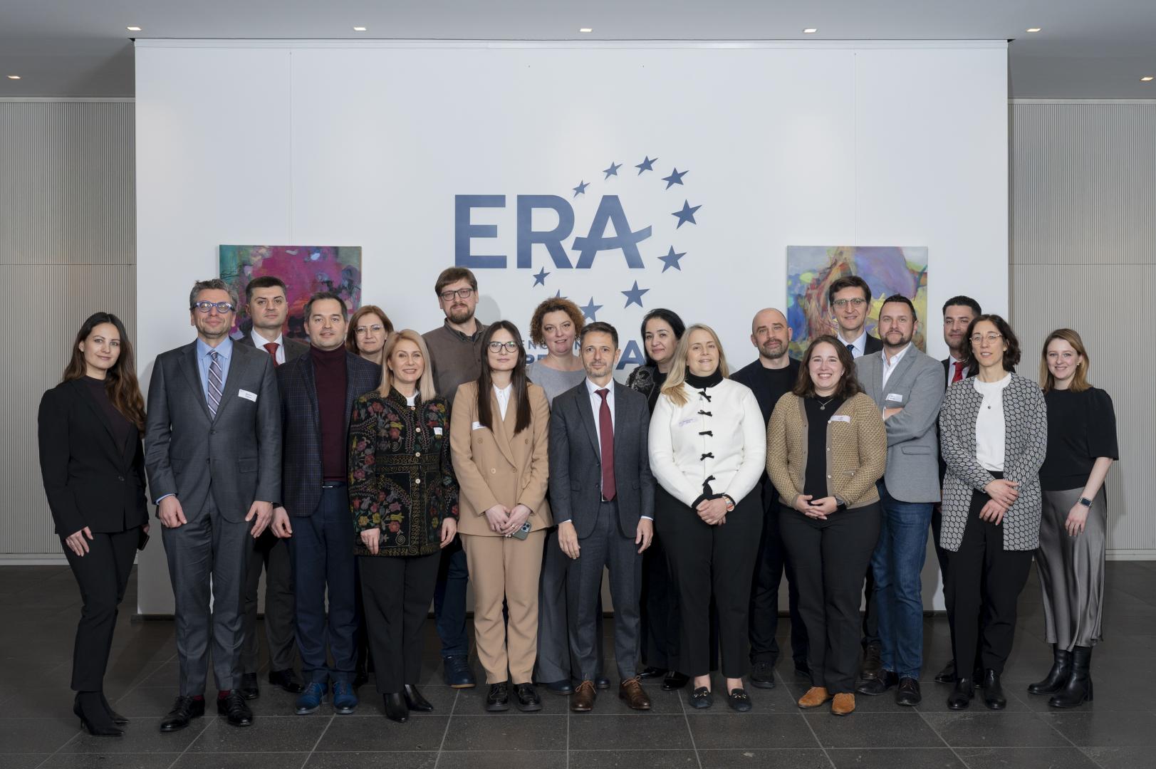 Reprezentanții Institutului Național al Justiției au efectuat o vizită de studiu la Academia de Drept European (ERA)