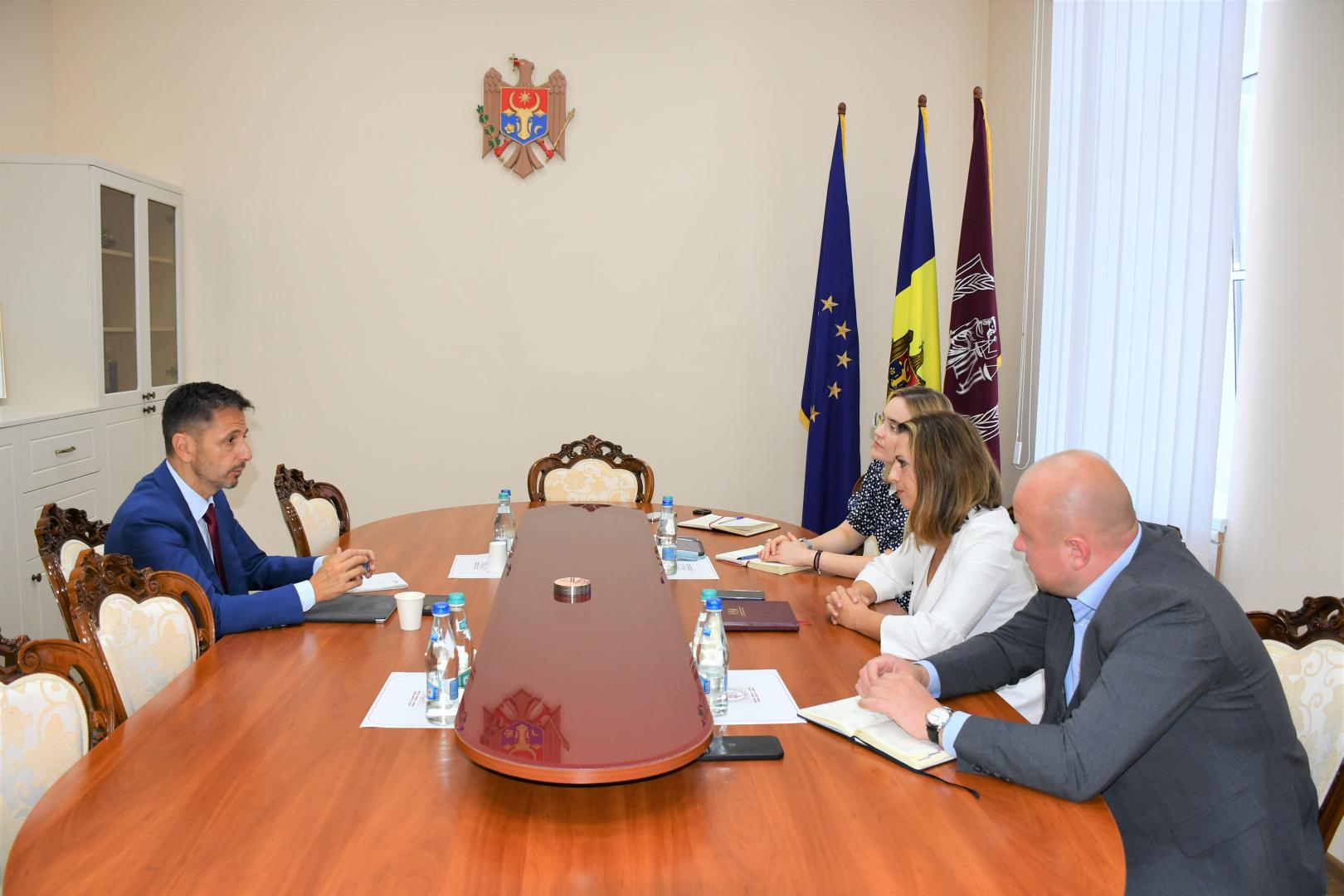 Directorul Academiei de Drept European, Jean-Philippe Rageade, în vizită la Institutul Național al Justiției