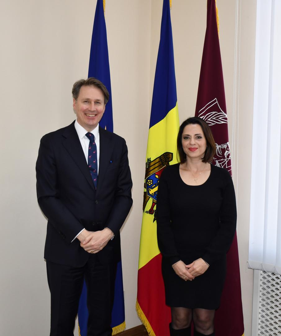 Courtesy visit to the National Institute of Justice by HE Fred Duijn, Ambassador of the Kingdom of the Netherlands to the Republic of Moldova