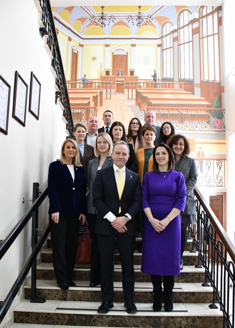 Directoarea Institutului Național al Justiției a avut o întrevedere cu Șeful Consiliului Europei la Chișinău