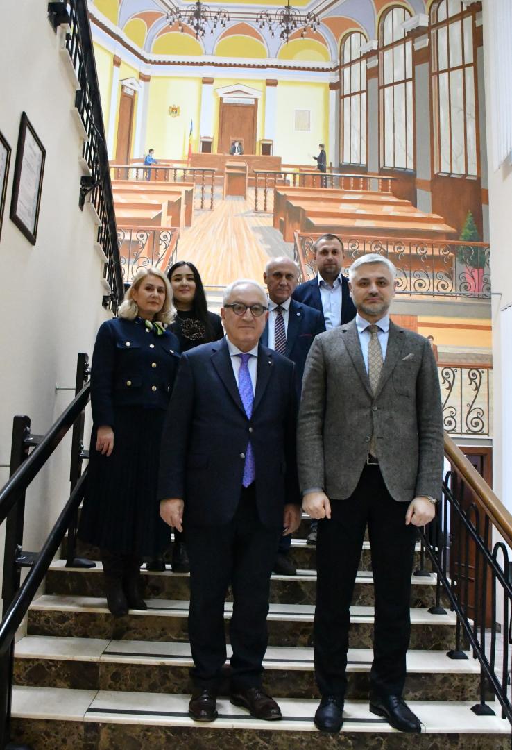 Vizita de curtoazie la Institutul Național al Justiției a Președintelui Consiliului director al Organizației Europene de Drept Public (EPLO)