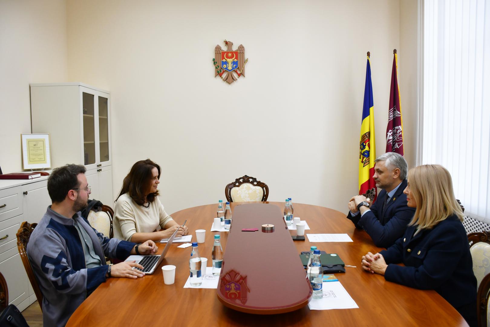 Representatives of the "European Partnership for Democracy", visiting the National Institute of Justice