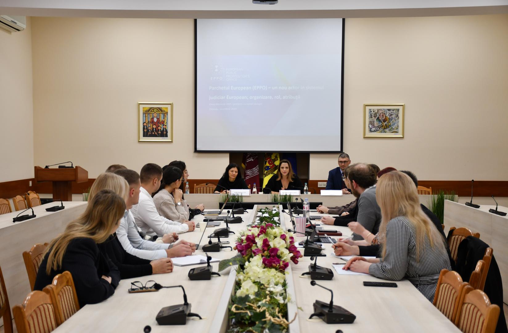 Lecție publică la INJ susținută de procurorul european Dana Manuela Ana