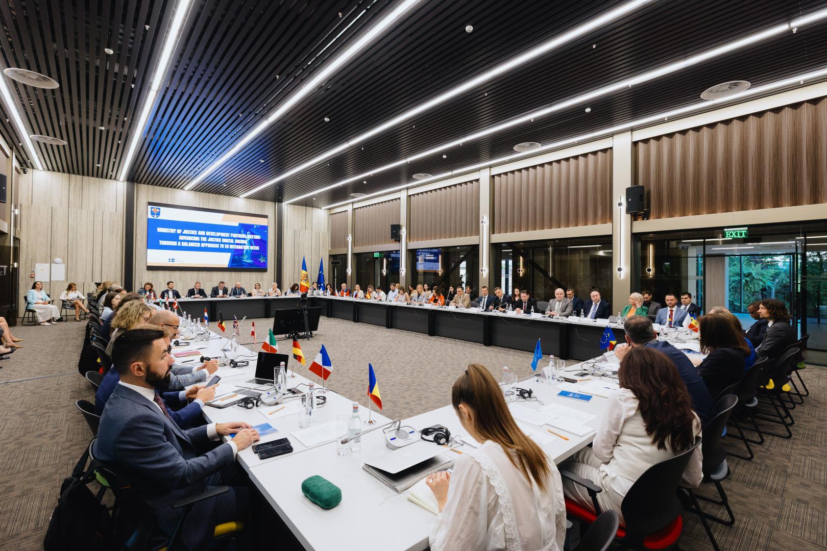 A avut loc conferința partenerilor de dezvoltare pentru digitalizarea justiției