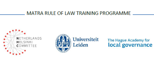 INJ recipients can register for the Matra Rule of Law Training program