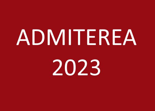 Admiterea 2023: repartizarea concurenților la testul de specialitate