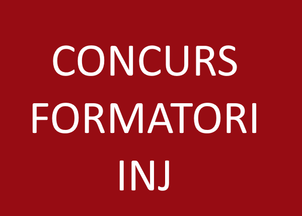 Consiliul Institutului Naţional al Justiţiei anunţă concurs pentru completarea Reţelei de formatori a INJ