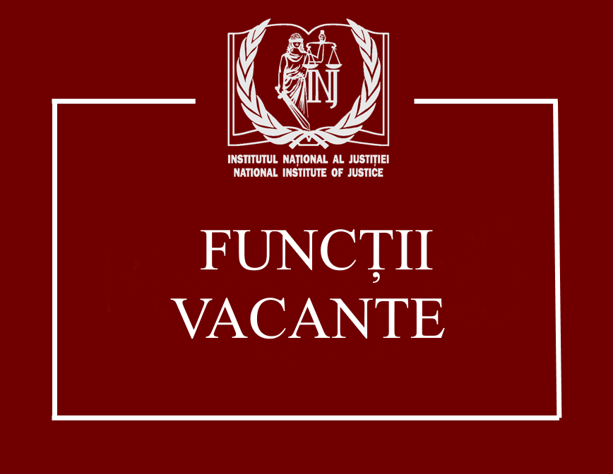 Funcție vacantă: Specialist/ă principal/ă, Secția Relații internaționale și proiecte europene