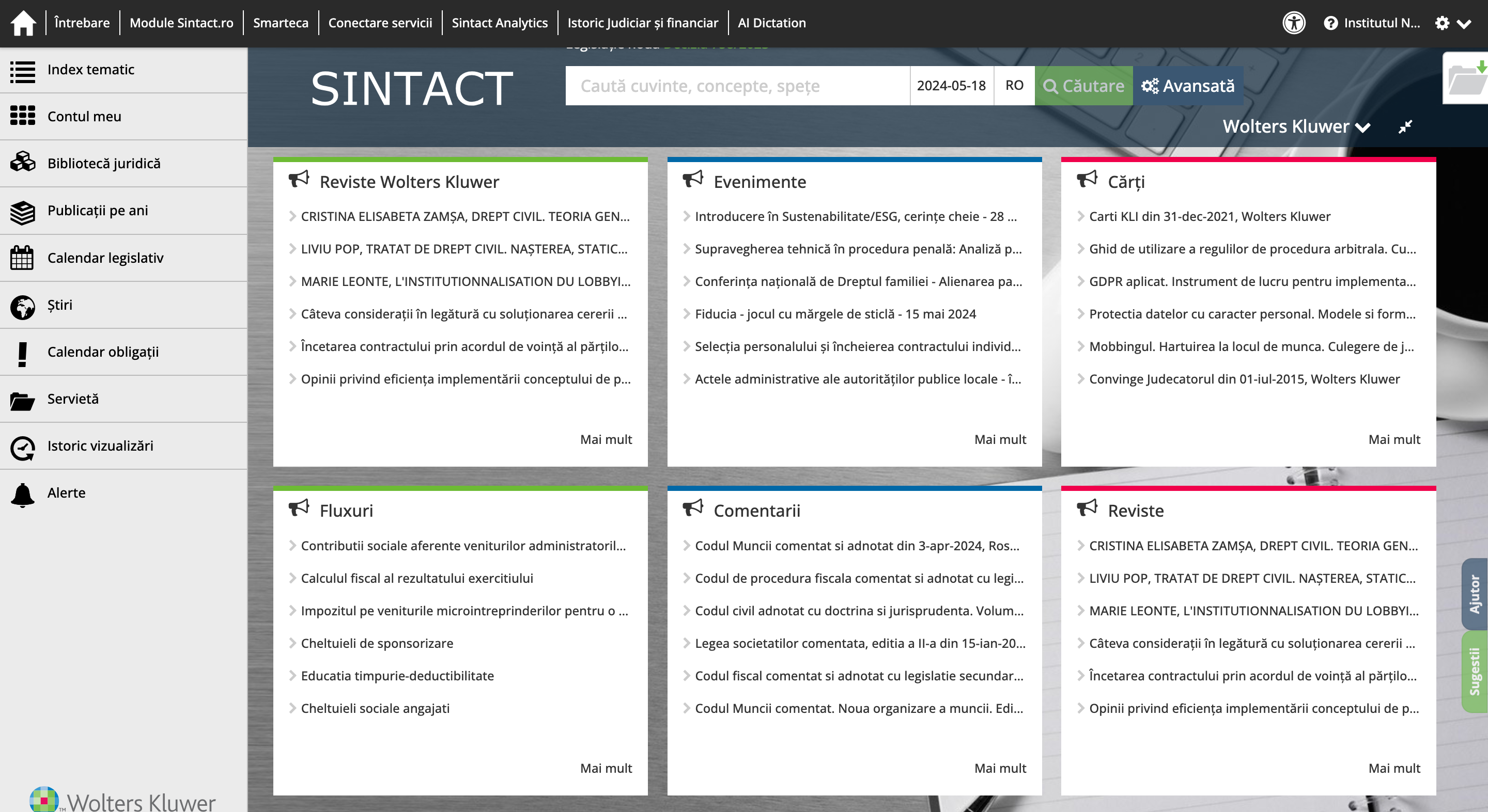 O nouă resursă electronică la dispoziția beneficiarilor INJ